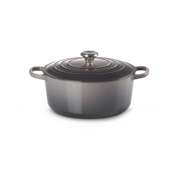 Le Creuset Signature rund gryta 4,2 l - Flint - Le Creuset