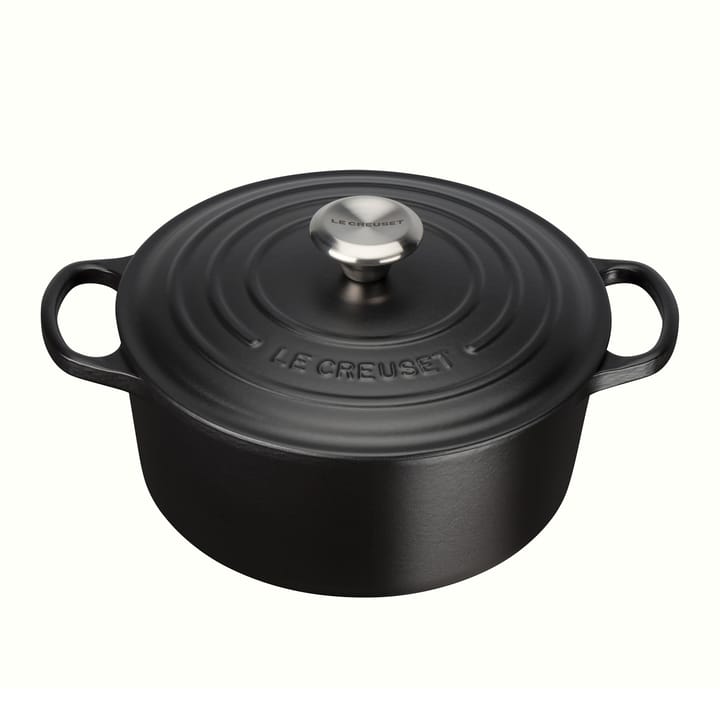 Le Creuset Signature rund gryta 4,2 l - Matte Black - Le Creuset