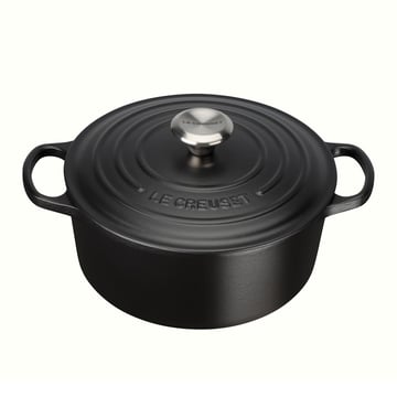 Le Creuset Le Creuset Signature rund gryta 4,2 l Matte Black