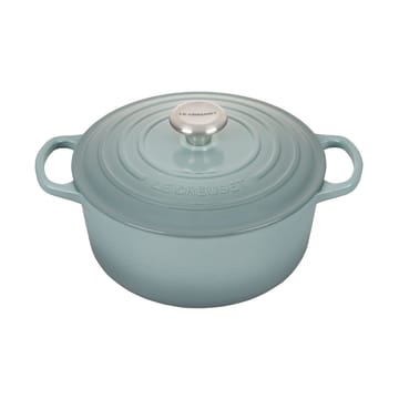 Le Creuset Signature rund gryta 4,2 l - Sea Salt - Le Creuset