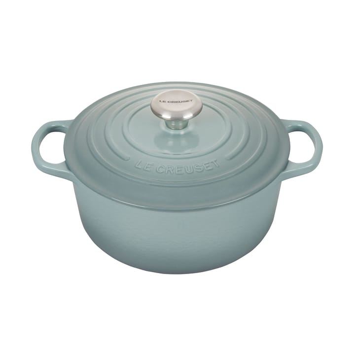 Le Creuset Signature rund gryta 4,2 l, Sea Salt Le Creuset