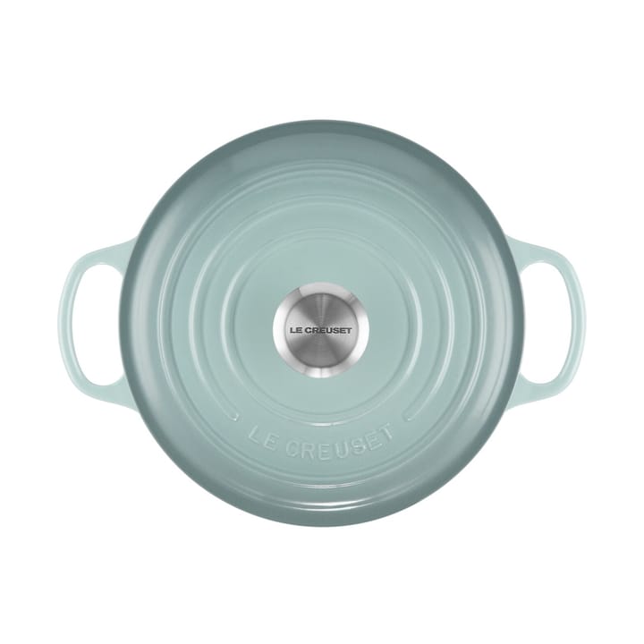 Le Creuset Signature rund gryta 4,2 l, Sea Salt Le Creuset