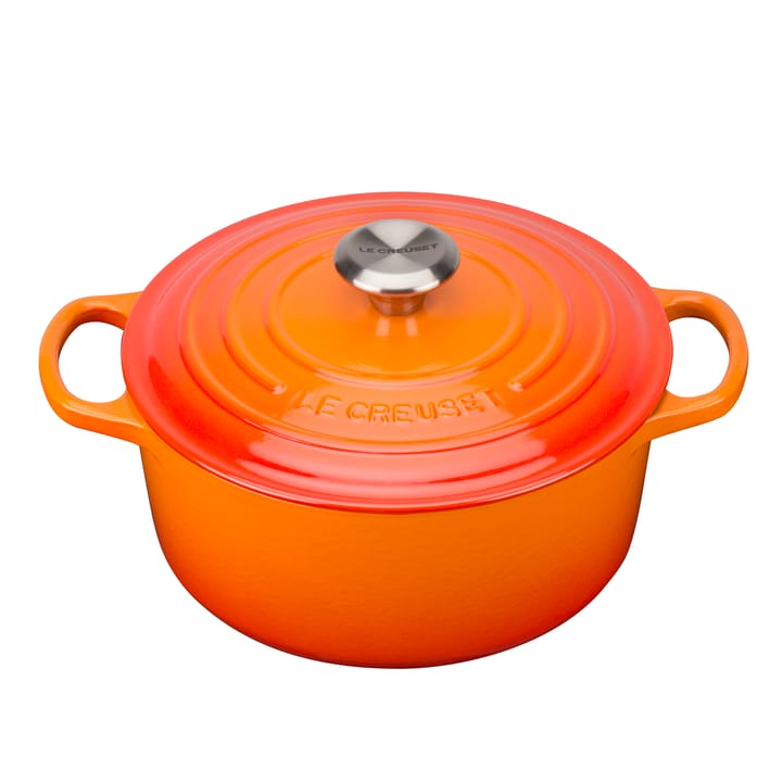 Le Creuset Signature rund gryta 4,2 l - Volcanic - Le Creuset