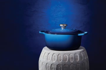 Le Creuset Signature rund gryta 6,7 l - Azure blue - Le Creuset