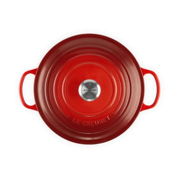 Le Creuset Signature rund gryta 6,7 l - Cerise - Le Creuset