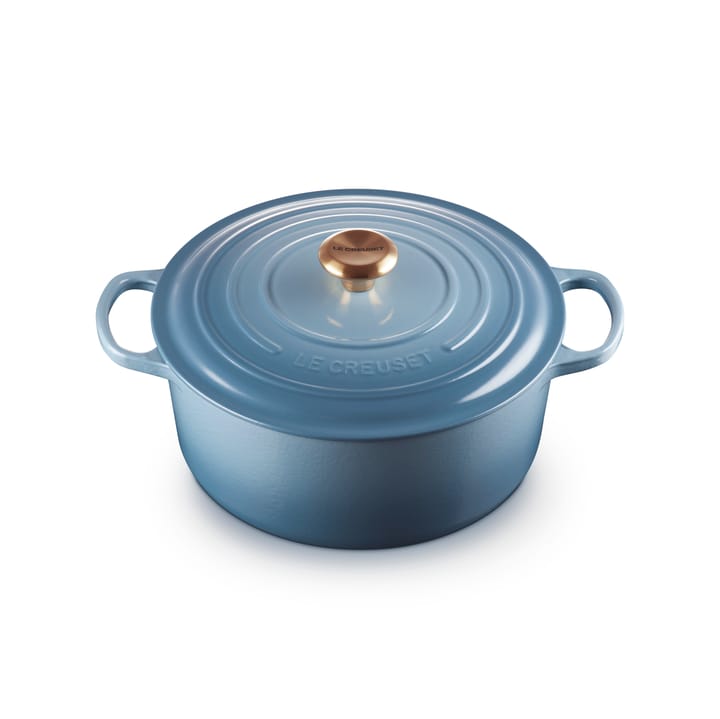 Le Creuset Signature rund gryta 6,7 l, Chambray Le Creuset