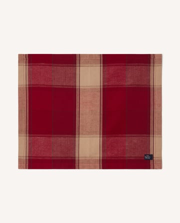 Lexington Checked linen-cotton bordstablett 40×50 cm Röd-beige