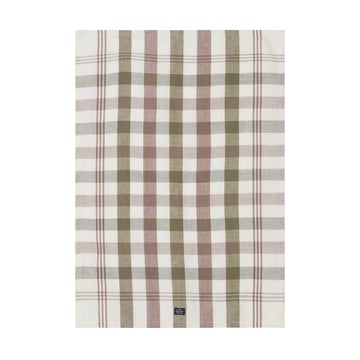 Lexington Checked Linen/Cotton kökshandduk 50×70 cm Olive