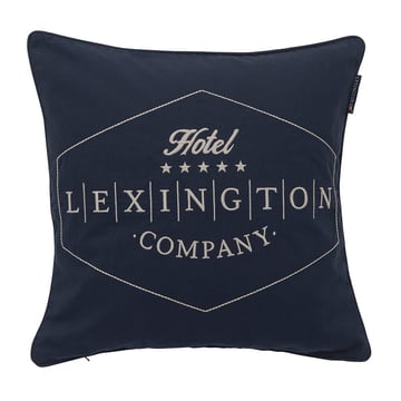 Lexington Hotel Twill kuddfodral 50×50 cm Blå