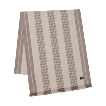 Lexington Jacquard Striped bordslöpare 50×250 cm Beige