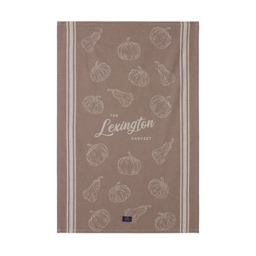 Lexington Organic Cotton Jacquard kökshandduk 50×70 cm Brown