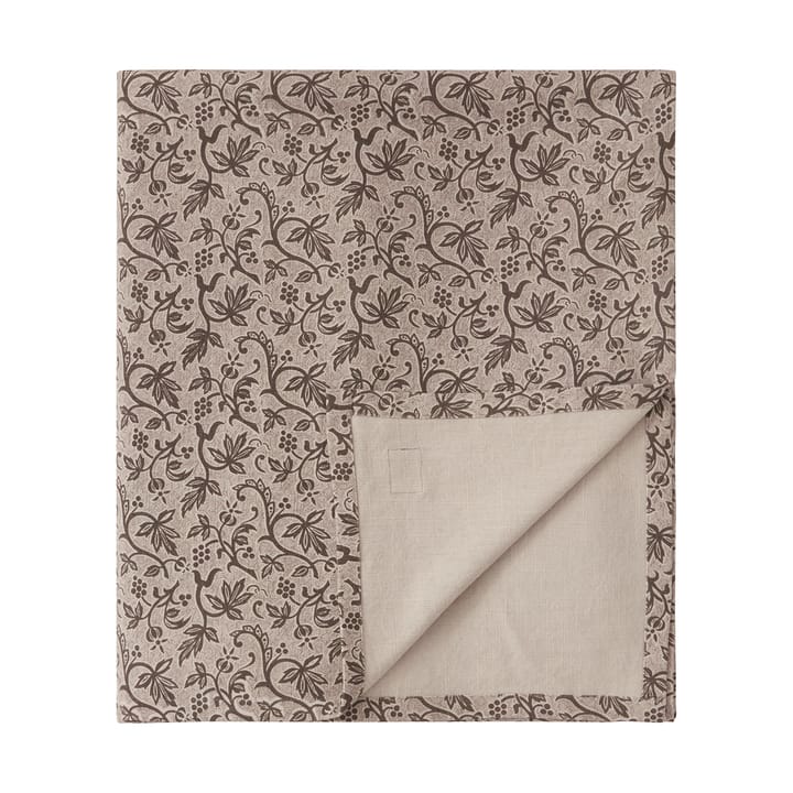 Printed Recycled Cotton bordsduk 150x250 cm, Light beige Lexington