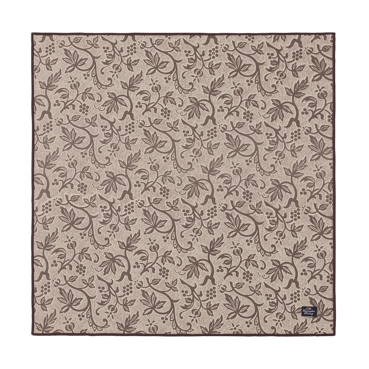 Printed Recycled Cotton tygservett 50x50 - Light beige - Lexington