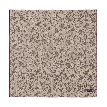 Lexington Printed Recycled Cotton tygservett 50×50 Light beige