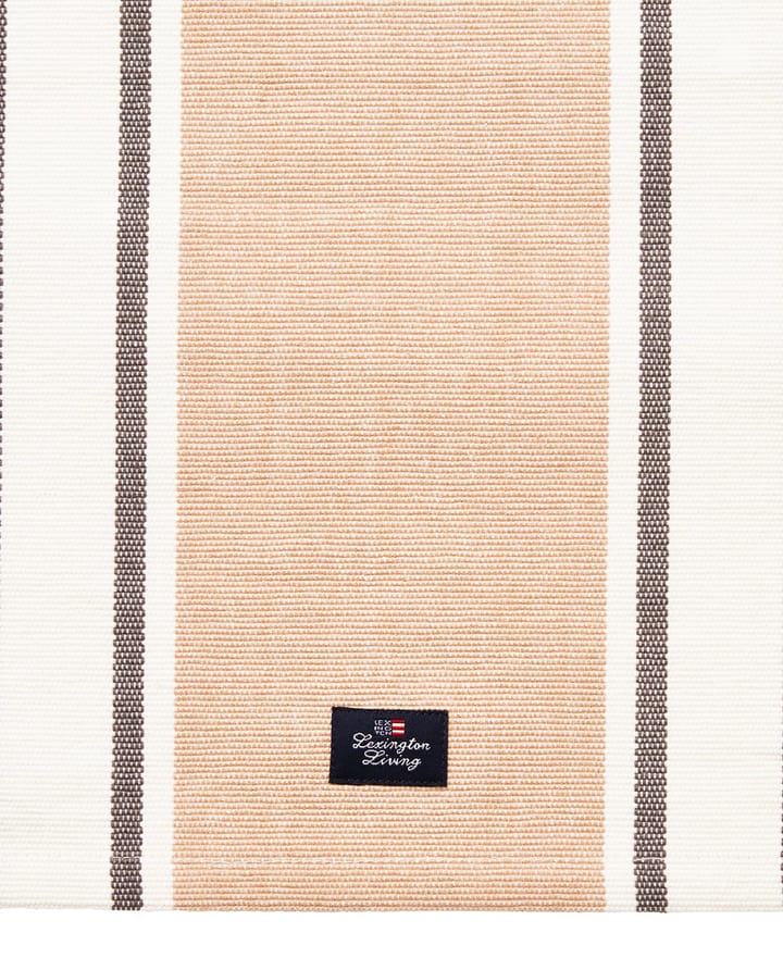 Striped Organic Cotton bordstablett 40x50 cm, Beige Lexington