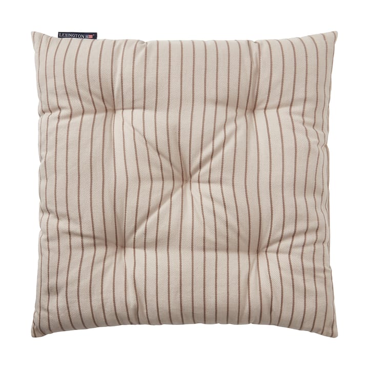 Striped Recycled Cotton sittdyna 40x40 cm, Beige Lexington