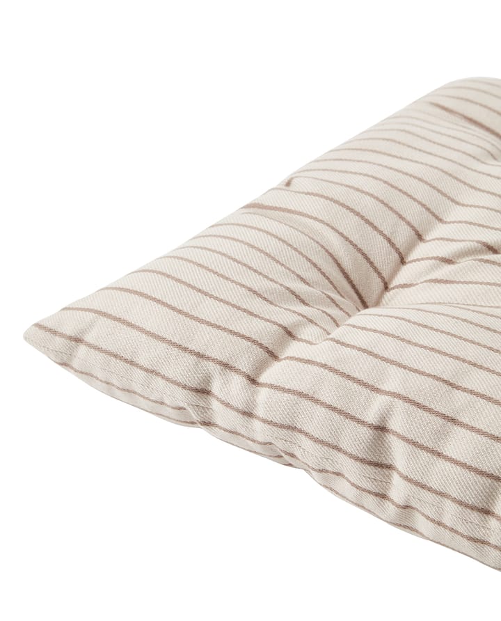 Striped Recycled Cotton sittdyna 40x40 cm, Beige Lexington