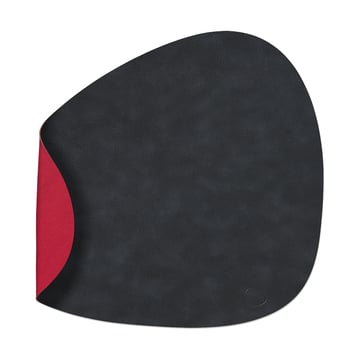 LIND DNA Cloud bordstablett vändbar curve L 1 st Black-red