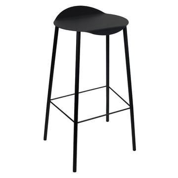 LIND DNA Flamingo Hippo barstol Black-anthracite