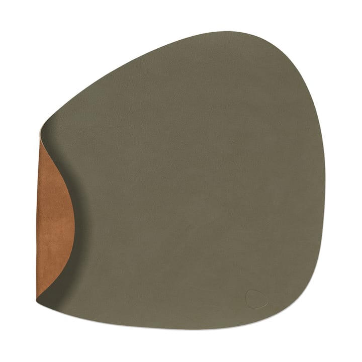 Nupo bordstablett vändbar curve L 1 st - Army green-nature - LIND DNA