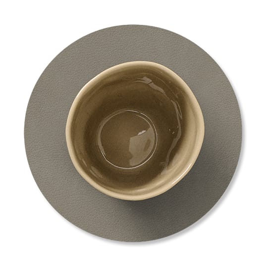 Nupo glasunderlägg circle vändbar 1 st, Linen-flint Grey LIND DNA