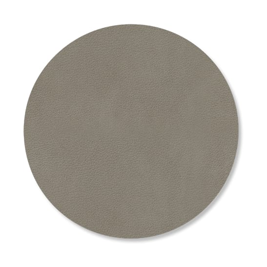 Nupo glasunderlägg circle vändbar 1 st, Linen-flint Grey LIND DNA