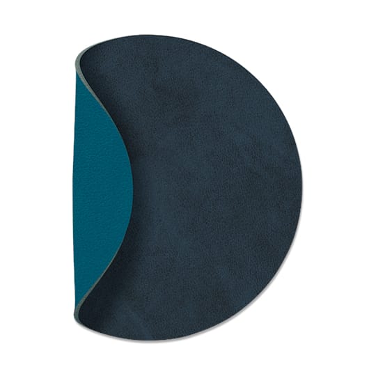 Nupo glasunderlägg circle vändbar 1 st, Midnight blue-petrol LIND DNA