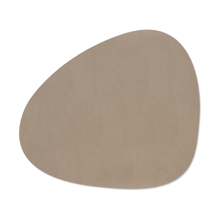 Serene bordstablett curve L 37x44 cm - Mole Grey - LIND DNA