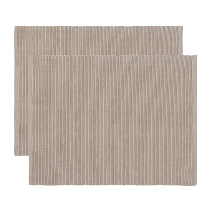 Uni bordstablett 35x46 cm 2-pack - Mullvadsbrun - Linum