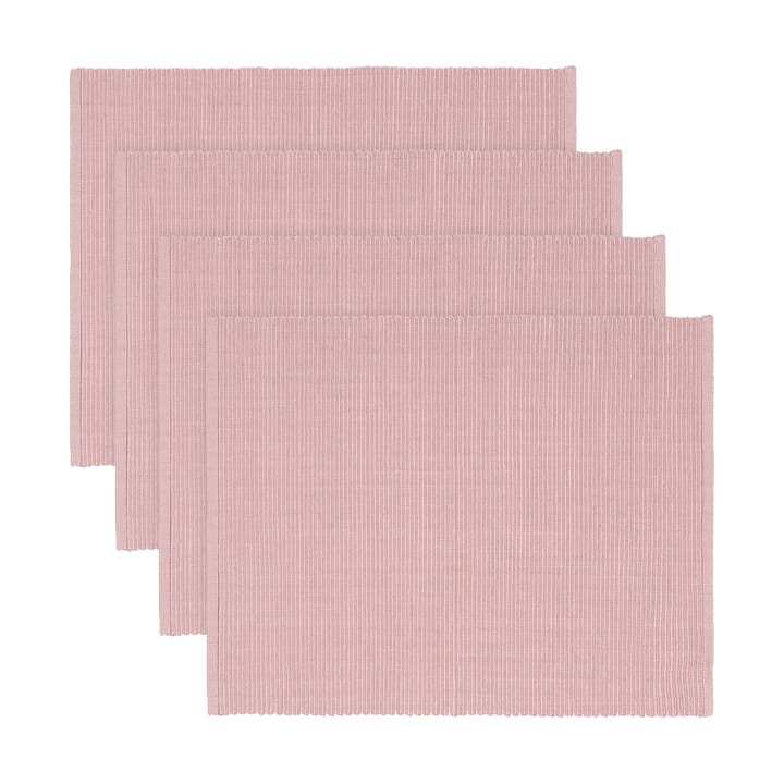 Uni bordstablett 35x46 cm 4-pack - Dammig rosa - Linum