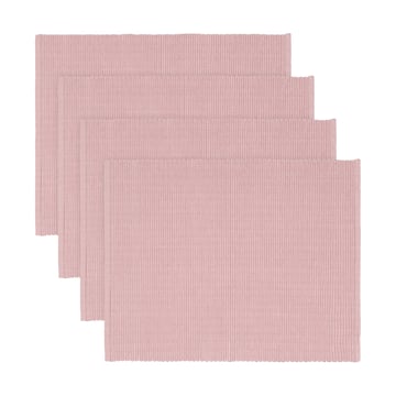 Linum Uni bordstablett 35×46 cm 4-pack Dammig rosa