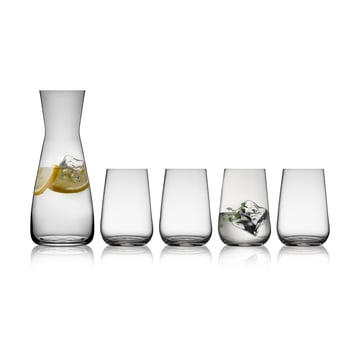 Lyngby Glas Juvel karaffset 5 delar Kristall