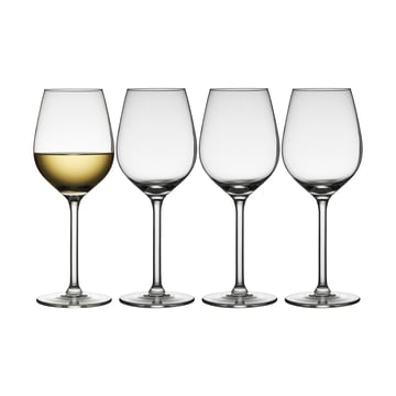 Lyngby Glas Juvel vitvinsglas 38 cl 4-pack Klar