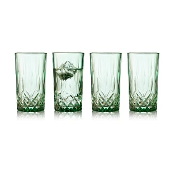 Lyngby Glas Sorrento highball glas 38 cl 4-pack Green