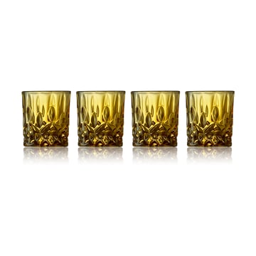 Lyngby Glas Sorrento shotglas 4 cl 4-pack Amber
