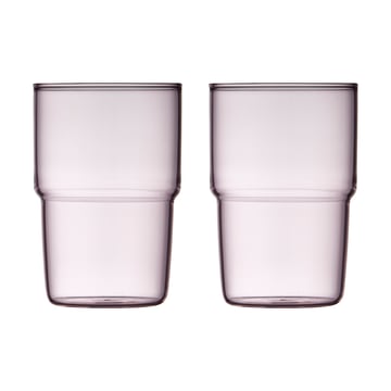 Lyngby Glas Torino dricksglas 40 cl 2-pack Pink