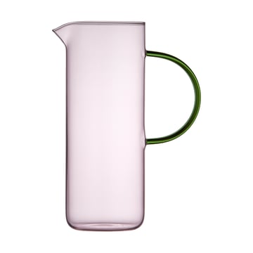 Lyngby Glas Torino glaskanna 1,1 l Pink-green