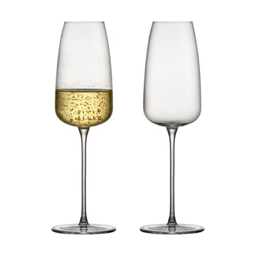 Lyngby Glas Veneto champagneglas 36 cl 2-pack Clear