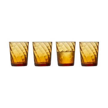 Lyngby Glas Vienna vattenglas 30 cl 4-pack Amber