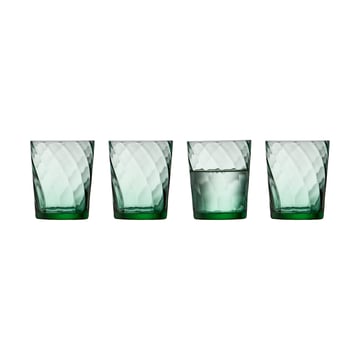 Lyngby Glas Vienna vattenglas 30 cl 4-pack Green