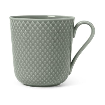 Lyngby Porcelæn Rhombe Earth mugg 39 cl Moss