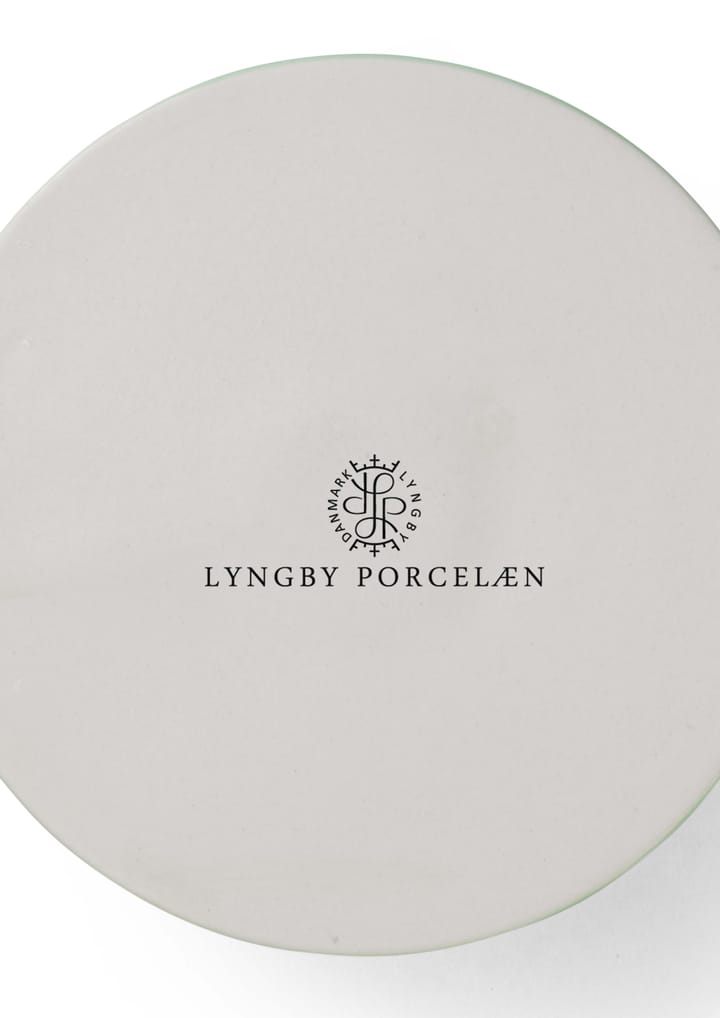 Rhombe ljusstake 3 cm, Grön Lyngby Porcelæn