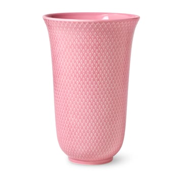 Lyngby Porcelæn Rhombe vas 20 cm Rosa