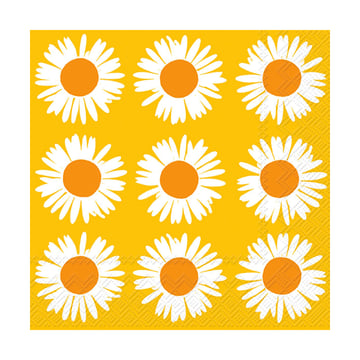 Marimekko Auringonkukka servett 33×33 cm 20-pack Orange-yellow