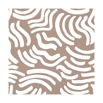 Marimekko Hyräily servett 33×33 cm 20-pack Light Brown