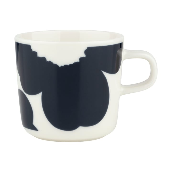 Iso Unikko kaffekopp 20 cl, White-dark blue Marimekko