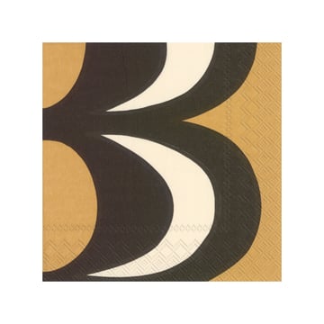 Marimekko Kaivo servett 33×33 cm 20-pack Black-cream