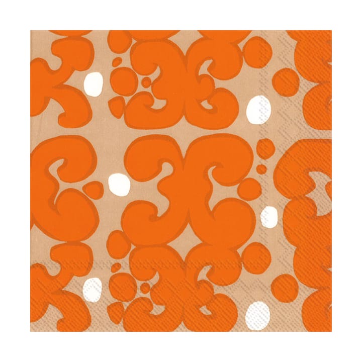 Keidas servett 33x33 cm 20-pack - Orange - Marimekko