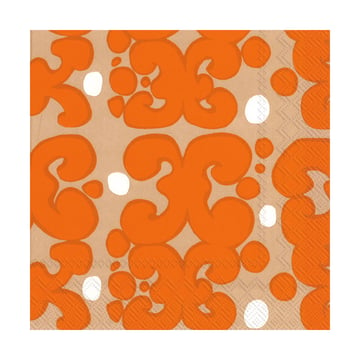 Marimekko Keidas servett 33×33 cm 20-pack Orange