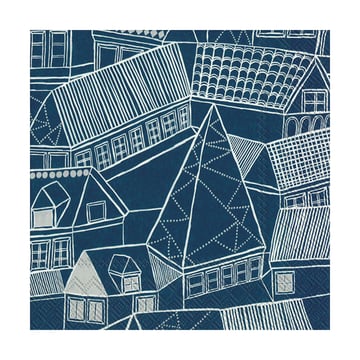 Marimekko Kujiila servett 33×33 cm 20-pack Blue-silver